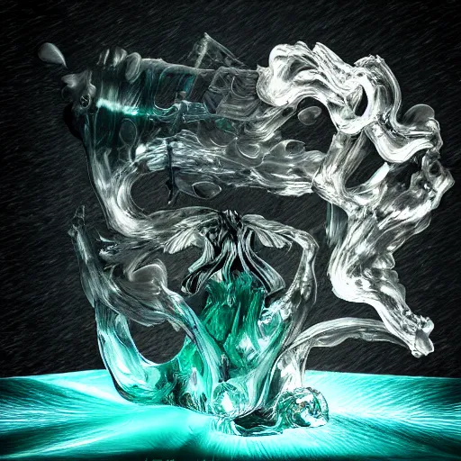 Image similar to poseishaman resin liquidity digitalart photographic spectral