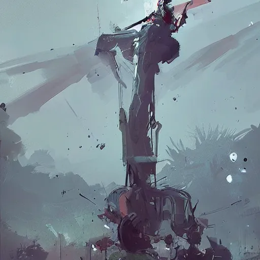 Prompt: art by ismail inceoglu