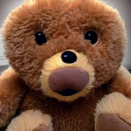 Prompt: ( ( ( teddy bear ) ) ) with human eyes!!!