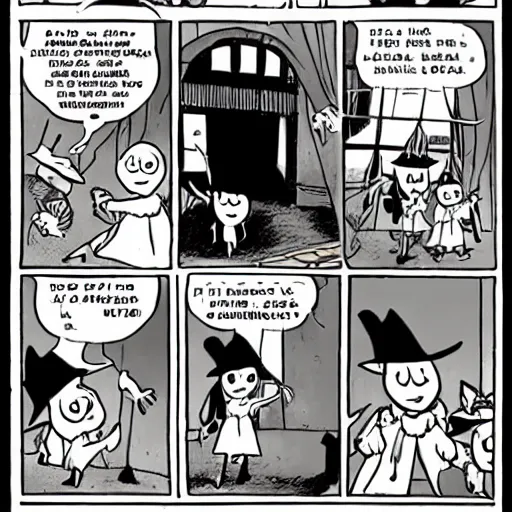 Image similar to count orlok in the moomin comics