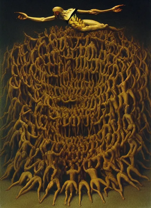 Image similar to the seventh circle of hell from dante's divine comedy. highly detailed painting by zdzisław beksinski and henry fuseli. 8 k