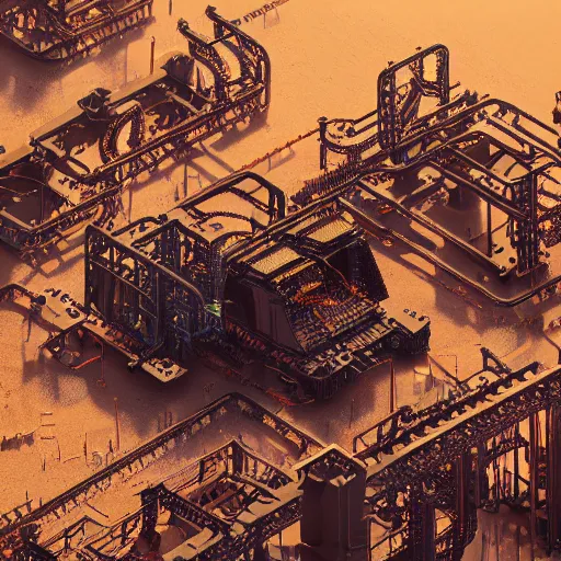 factorio assembler, intricate artwork by tooth wu and | Stable ...