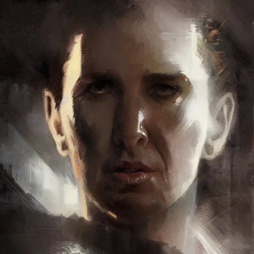 Image similar to portrait of Nicolas Cage as a woman, dramatic lighting, illustration by Greg rutkowski, yoji shinkawa, 4k, digital art, concept art, trending on artstation