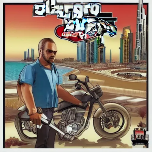 Prompt: gta : dubai, by disney