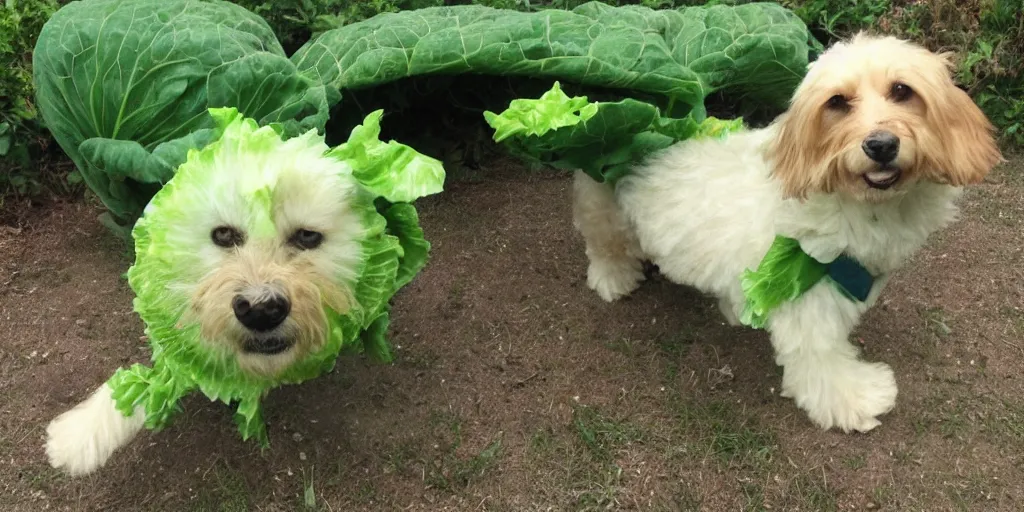 Image similar to i, Cabbage dog