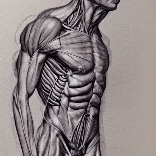 Prompt: anatomy study