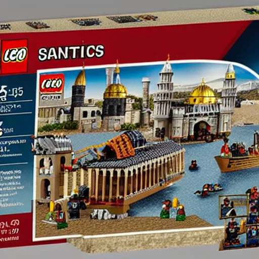Image similar to 1 4 5 3 fall of constantinople lego set