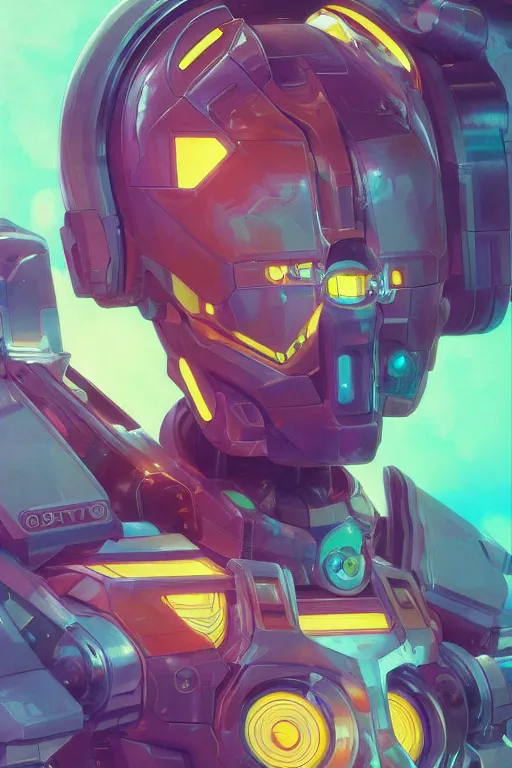 Image similar to a portrait of Autobot “Rung”!!!, seapunk Mecha , vaporwave , digital art, artstation, by WLOP, Ilya repin, alphonse mucha., Very highly detailed 8K, octane, Digital painting, the golden ratio,