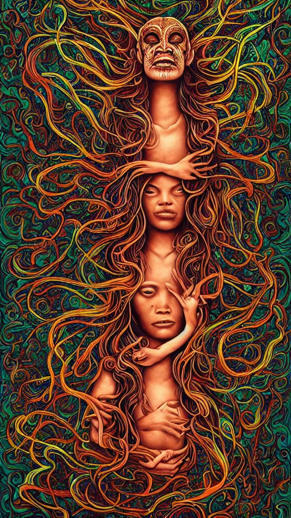 Image similar to the ayahuasca spirit, by tracie ching