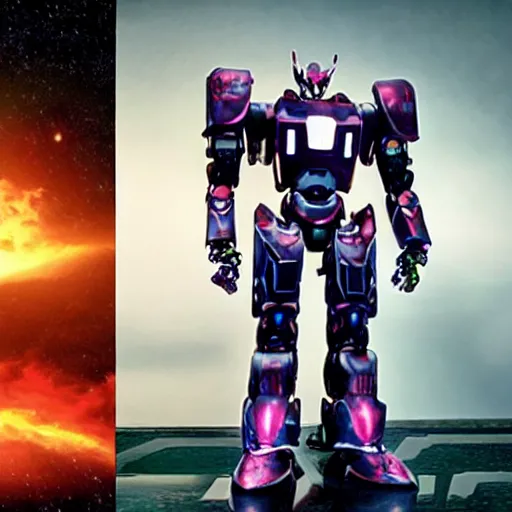 Image similar to DALL·E 2 versus Midjourney versus Stable Diffusion as three giant robots