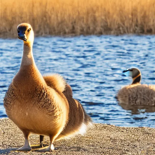 Image similar to four legged canadian goose