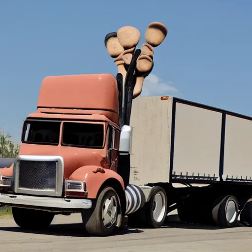 Image similar to truck with arms and legs