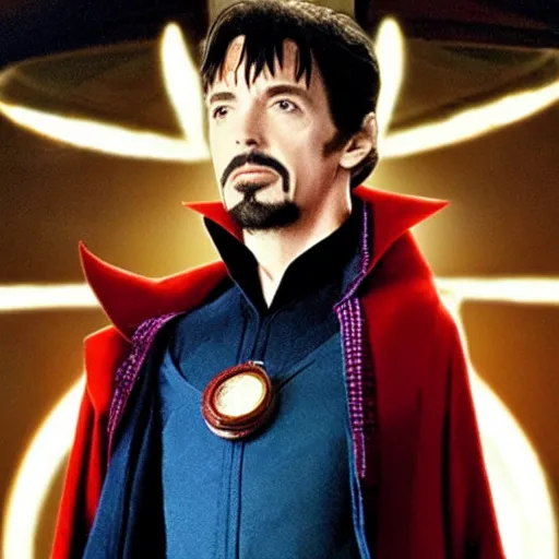 Prompt: al pacino as doctor stephen strange in doctor strange ( 1 9 8 0 )