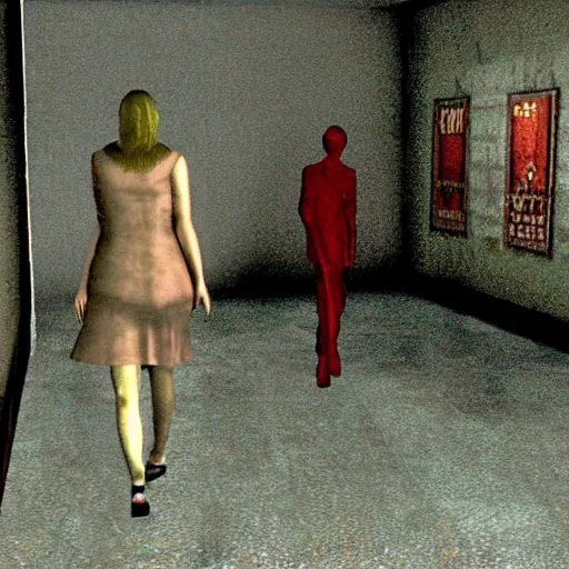 Image similar to a still of the movie mulholland drive, 2 0 0 3 silent hill 3 graphics ps 2 visuals aesthetic