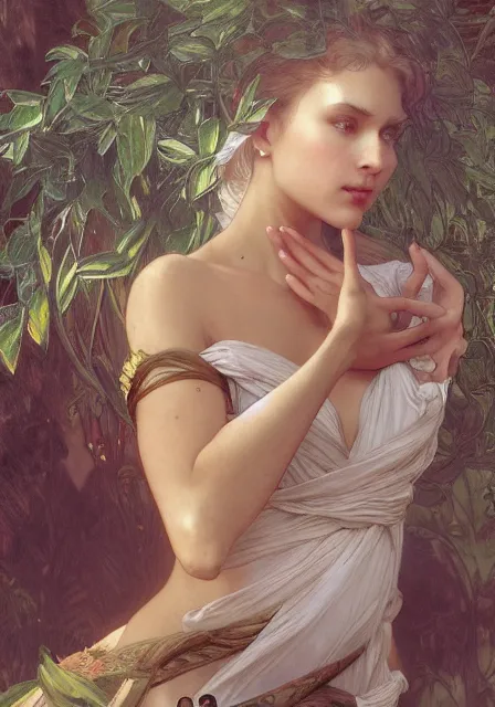 Image similar to злая санса демон, intricate, elegant, highly detailed, digital painting, artstation, concept art, smooth, sharp focus, illustration, art by artgerm and greg rutkowski and alphonse mucha and william - adolphe bouguereau