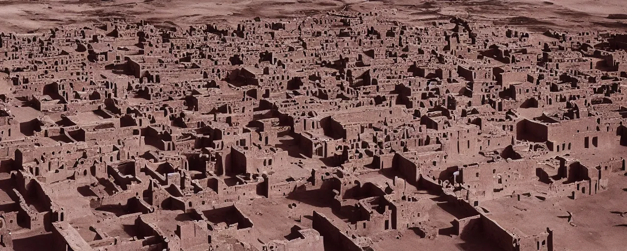 Prompt: the nubian empire and capital of meroe, focus on spaghetti, in the style of michael kenna, kodachrome,