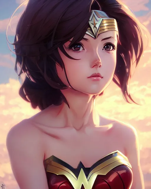 Anime depiction of wonder woman