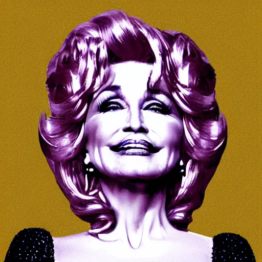 Image similar to dolly parton as queen of america, photorealistic,