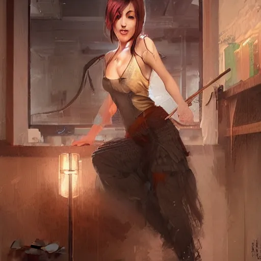 Prompt: awoke to the violent crunch of wood, metal, radiator, sweet smells of gerbils and cupcakes, by wlop, artgerm, greg rutkowski