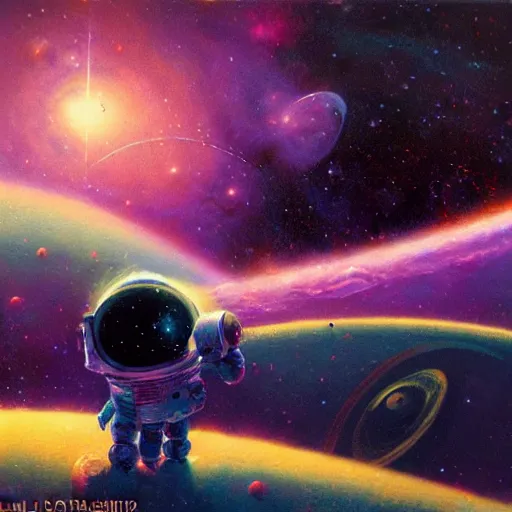 Image similar to Liminal space in outer space by Paul Lehr