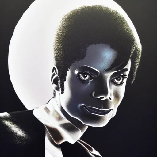 Image similar to michael jackson as a moon, photorealistic, hyper realism, detailed