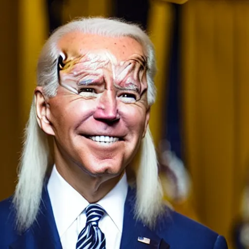 Image similar to Joe Biden cosplaying as Sephiroth