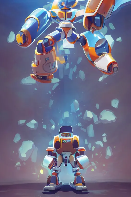 Image similar to metabots medabots medarotto medarot robot minimalist comics, behance hd by jesper ejsing, by rhads, makoto shinkai and lois van baarle, ilya kuvshinov, rossdraws global illumination ray tracing hdr radiating a glowing aura