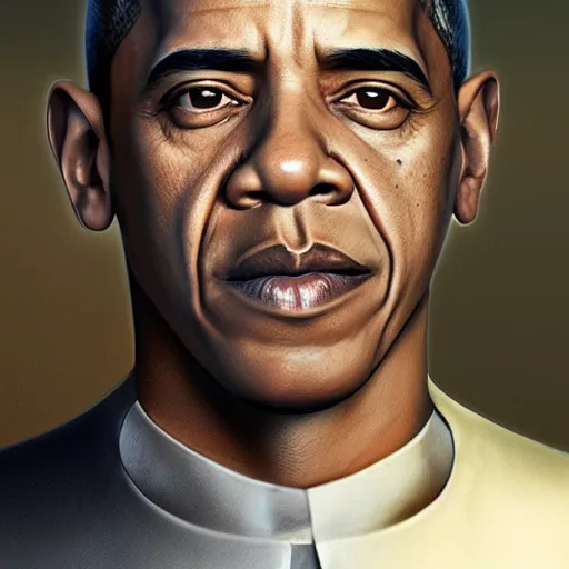 Prompt: barrack obama and jay z hybrid, 3 d character art, wearing basketball jersey, cinematic lighting symmetrical facial features, from arknights, hyper realistic, 4 k, rule of thirds, extreme detail, detailed drawing, trending artstation, realistic lighting, by alphonse mucha, greg rutkowski, short neck