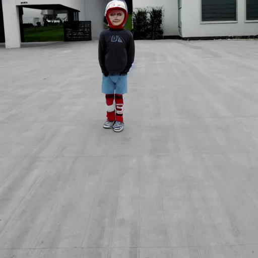 Prompt: concrete kiddo