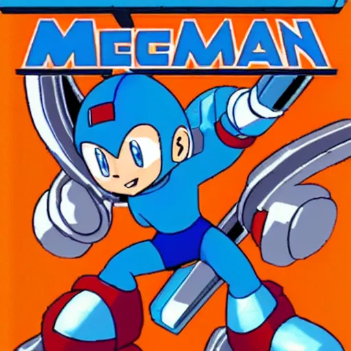 Image similar to Mega man 1 box art