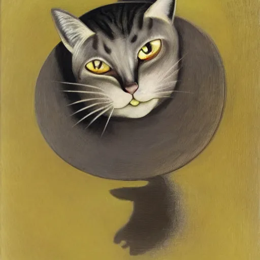 Image similar to cat by dorothea tanning