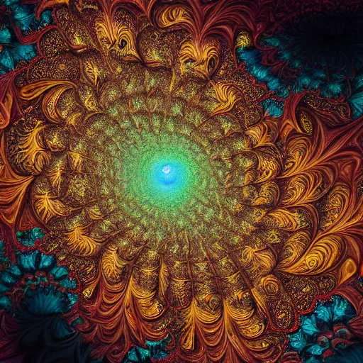 Image similar to a beautiful 3 d painting of a sprawling intricate fractal populated by mandelbrot fractals by android jones, unreal engine, soap carving, volumetric lighting, dynamic lighting, dramatic lighting, high contrast, concept art, carved marble, opalescent, sacred geometry, religious, angelic, magic realism, catholicpunk, stark, trending on artstation