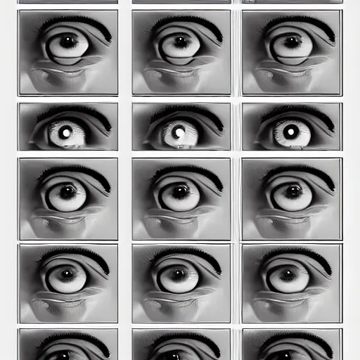 On Screen: 12 Different Eyes, Anime Drawings