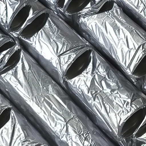 Prompt: aluminum foil