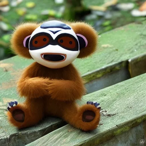 Prompt: Cheburashka, big ears, cartoon 2d