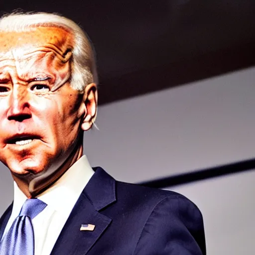 Prompt: joe Biden at a Dorian Electra concert