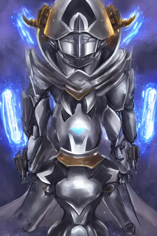 Image similar to helmet armor guardian destiny in witch queen illumination ray tracing hdr fanart arstation by sung choi robot ninja mask and eric pfeiffer and gabriel garza and casper konefal