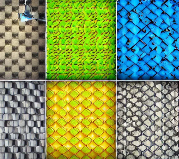 Image similar to repeating tiling texture of motocross colors wallpaper with geometric detailed patterns of lamp posts and road signs