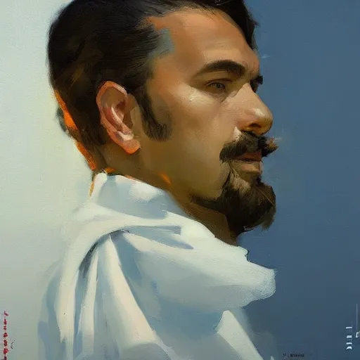 Prompt: greg manchess portrait of mario, medium shot, asymmetrical, profile picture, organic painting, sunny day, matte painting, bold shapes, hard edges, street art, trending on artstation, by huang guangjian and gil elvgren and sachin teng