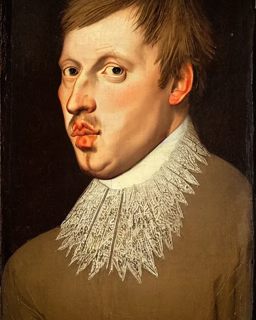 Image similar to a 1 6 0 0 s portrait of boris johnson