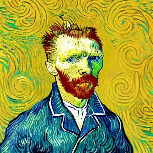 Prompt: Van Gogh painting of a Pokémon