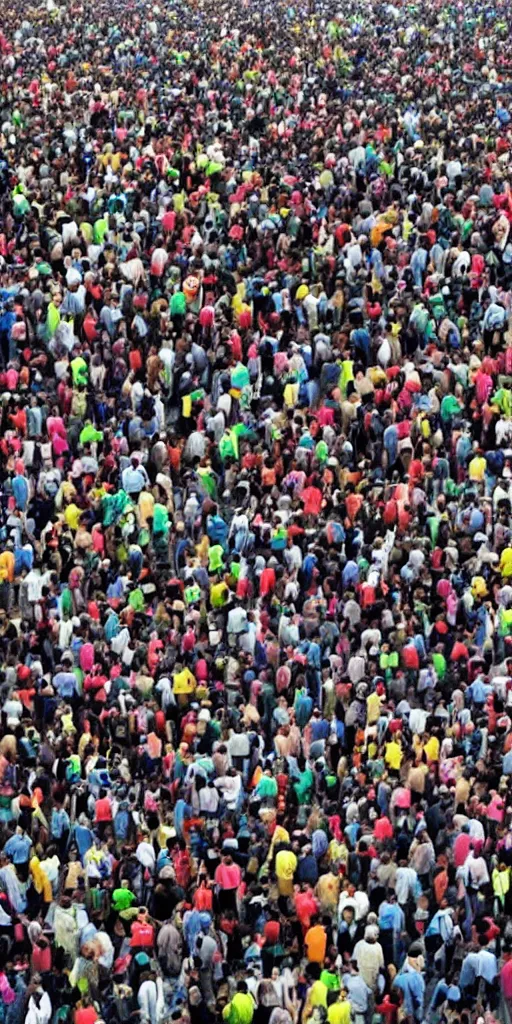 Image similar to poster, the global population reached 1 0 billion.