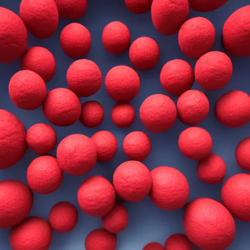 Prompt: 3D render of red blood cells in a blood vessel, octane, 4k