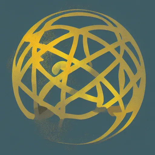 Image similar to precursor orb minimalist art