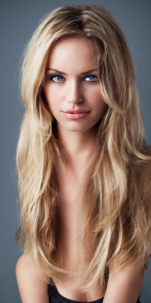 Prompt: photograph of a pretty blond woman