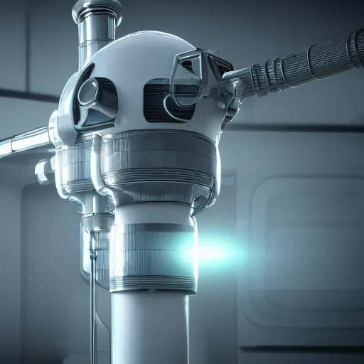 Image similar to futuristic oxygen tank, octane render, 4k, cinematic lighting, intricate detail, light and shadows