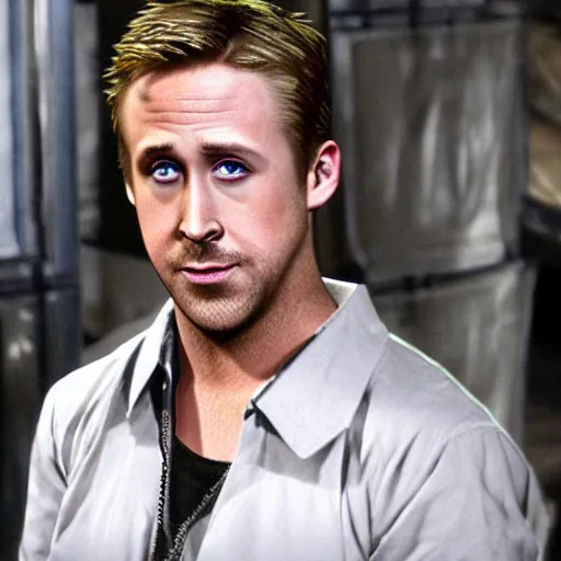 Image similar to ryan gosling in game dead space