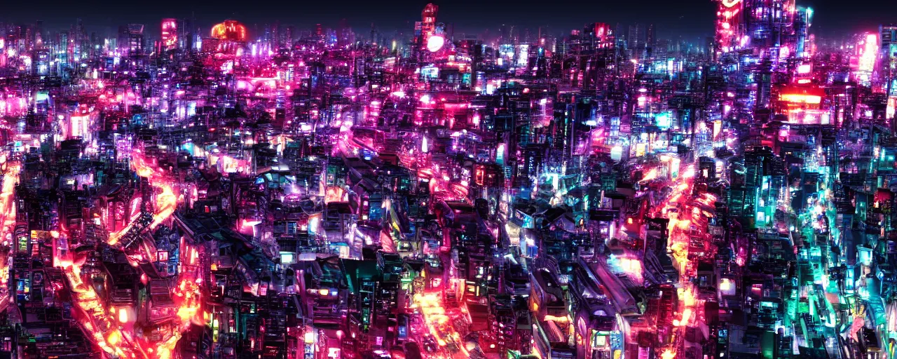 Image similar to neo tokyo town, night, HD, 4K.