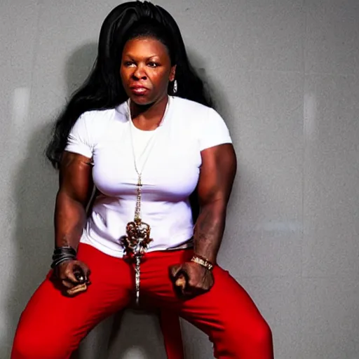 Image similar to female 50cent, photo