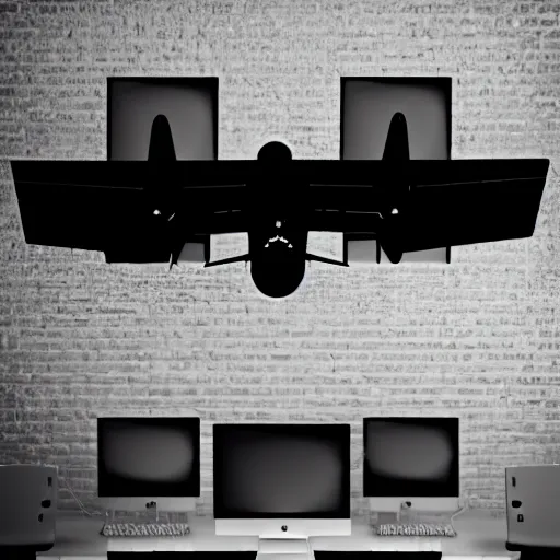 Image similar to An absolutely black plane without frames and without any details